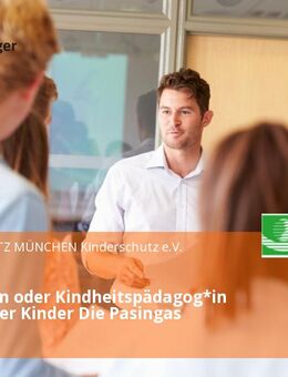 Erzieher*in oder Kindheitspädagog*in im Haus der Kinder Die Pasingas - München