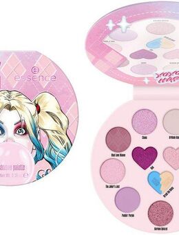 Essence Lidschatten-Palette Harley Quinn eyeshadow palette, mit verschiedenen Finishes