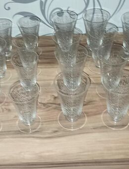 Vintage Art Déco Gläser Bleikristall Gläser 41 Stück - Saarlouis
