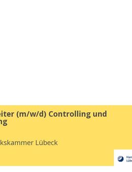 Sachbearbeiter (w/m/d) Controlling und Versicherung - Lübeck