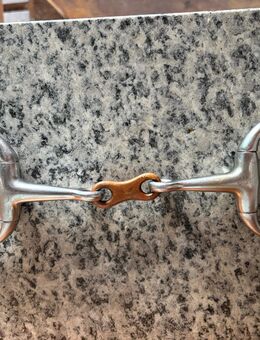 Olivenkopf-Gebiss, doppelt gebrochen, Sweet Copper (Kufper) 13,5 cm - Daisendorf