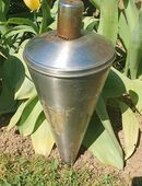 3x Petroleum Garten Laternen Fackeln Lampen aus Stahl in 74072