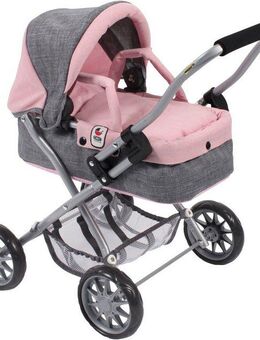 CHIC2000 Puppenwagen Smarty, Mini-Kuschelwagen, mit herausnehmbarer Tragetasche
