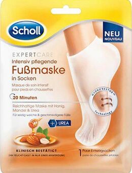 Scholl Fußmaske ExpertCare, mit Honig und Mandel in Socken intensic pflegend