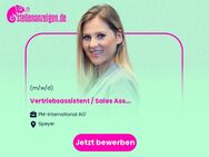 Vertriebsassistent / Sales Assistant (m/w/d) to General Manager South Europe - Speyer