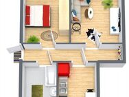 2-Raum-Wohnung mit Einbauküche in Traumlage - Langenweißbach