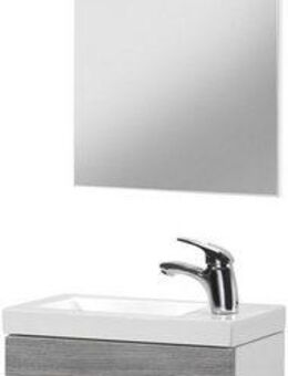 welltime Waschtisch-Set Trento, verschiedene Ausführungen und Farben, (Set, 4-St), Badmöbel Breite 40cm, Gästebad SlimLine Gäste WC