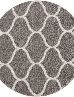 Sanat Hochflor-Teppich Madrid, rund, Höhe: 30 mm, Wohnzimmer, Langflor, Shaggy Teppich