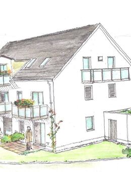 Schlüsselfertige Neubau-Dachgeschosswohnung in Top Lage von Hallbergmoos/Goldach! - Hallbergmoos