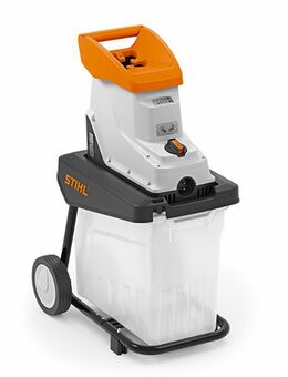 Stihl GHE 135 L Elektro Gartenhäcksler Häcksler mit Tank Profi-Handschuhe (2,3 kW, 40 U/min) - Wuppertal