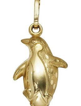 JOBO Kettenanhänger Anhänger Pinguin, 333 Gold