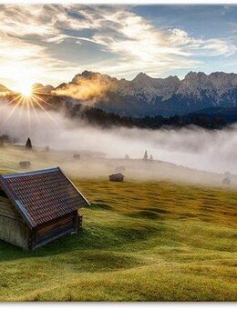 Artland Wandbild Herbst in Bayern, Berge & Alpenbilder (1 St), als Alubild, Outdoorbild, Leinwandbild, Wandaufkleber, versch. Größen