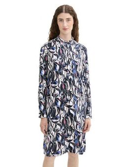 TOM TAILOR Blusenkleid mit Allover-Print