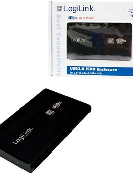 LogiLink Super Speed USB 3.0 Aluminium-Gehäuse für 2,5'' SATA HDD HDD-Festplatte 2,5"