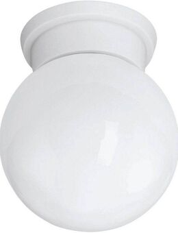 EGLO LED Deckenleuchte DURELO Flurlampe, Bürolampe, modern, 1-flammig, ohne Leuchtmittel, Deckenleuchte modern, aus Kunststoff und Glas, Küchenlampe, Lampe, E27
