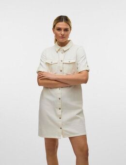 Vero Moda Jeanskleid VMJENNIE SS SHORT DENIM DRESS NOOS