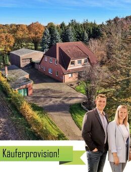 Zwei Generationen, ein Zuhause! Wohnhaus mit Halle auf großem Grundstück in Apen - Apen
