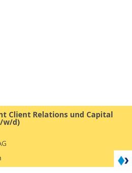 Werkstudent Client Relations und Capital Funding (m/w/d) - München