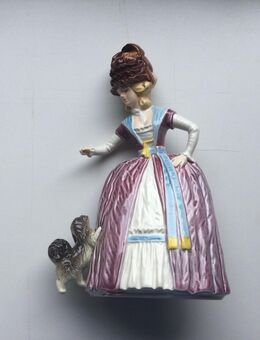 Goebel Porzellan Sammler Figur Say Please 1780 Dame mit Hund - Fulda