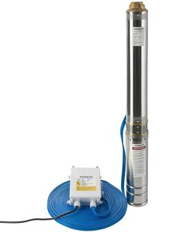 Tiefbrunnenpumpe Brunnenpumpe Tauchpumpe Gartenpumpe Wasserpumpe 4" Zoll mit Schaltbox Set534 - Wuppertal