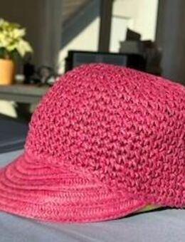 Bast Kappe magenta Damen - Kerben