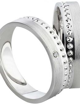 Modern verarbeitete Silberringe SR086-SR087 - Aholming