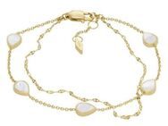 Fossil Armband Tropfen, JEWELRY, JF04317710, mit Perlmutt