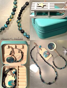 Außergewöhnliches Schmuckset aus Malachite und Hämatit NEU - Neustadt (Wied)