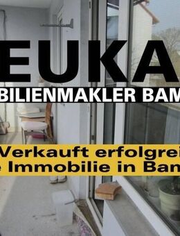 BAMBERG-OST-NÄHE STADION: 3-ZIMMER-WOHNUNG(=ca.63m2)+BAD MIT FENSTER+ BALKON FÜR 154.000,-EURO - Bamberg