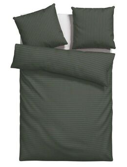 Bruno Banani Bettwäsche Jassen, Biber, 2 teilig, moderne Bettwäsche aus Baumwolle, Bettwäsche mit Streifen-Design