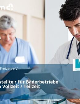 Fachangestellte:r für Bäderbetriebe (w/m/d) in Vollzeit / Teilzeit - Hamburg