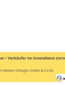 Mediaberater / Verkäufer im Innendienst (m/w/d) - Uhingen