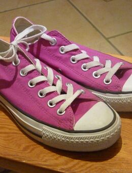 NEUw * Damen * Sport * Freizeit * Canvas * Stoff * Chuck * Sneaker * Schnür- Schuhe * Taylor All Star Dainty Ox "Converse All Star" ORIGINAL * Gr. 38 = 5 * 7 * azalee * dunkles pink * - Riedlingen