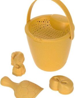 LÄSSIG Sandform-Set Sandspielzeug 5er Set Water Friends, yellow, (Set, 5-tlg), Material aus ressourcenschonendem Biokomposit