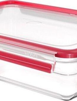 Emsa Frischhaltedose Clip & Close Glas, Glas, Kunststoff, (1-tlg), 3L, stapelbar, gefrier-, backofen-, mikrowellen- und spülmaschinenfest