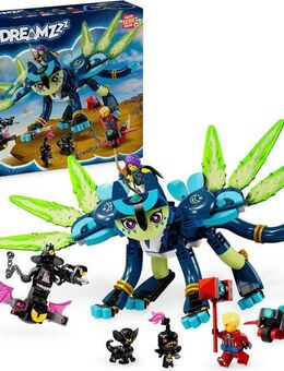 LEGO® Zoey und die Katzeneule Zian (71476), LEGO DREAMZzz Konstruktionsspielsteine, (437 St), Made in Europe