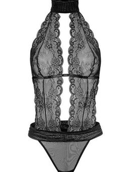 LASCANA Stringbody aus transparenter Spitze, sexy Dessous, Reizwäsche