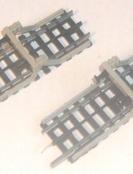 Trix Express H0 2x Prellbock mit Neusilbergleis u. Kunststoffschwellen - Amberg