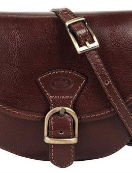 Piké Umhängetasche, echt Leder, Made in Italy