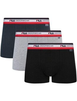 Fila Boxershorts MAN BOXER SHORTS (3er Pack) elastischer Logo-Webbund, ohne Eingriff