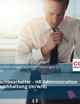 Personalsachbearbeiter - HR Administration und Lohnbuchhaltung (m/w/d) - Köln