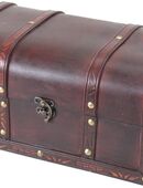 HMF Schatztruhe aus Holz Portugal Gr. S Holztruhe Kiste #6406-130 in 75217