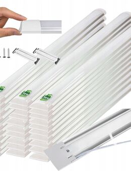 15x LED Panel Industrielampe Werkstattlampe Zimmerlampe 1200mm 36W Set 23546 - Ingolstadt