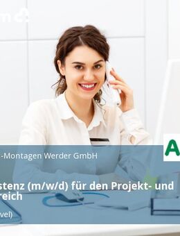 Teamassistenz (m/w/d) für den Projekt- und Servicebereich - Werder (Havel)