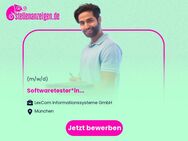 Softwaretester*in (all genders) - München
