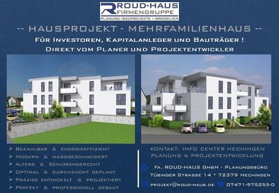 + EXKLUSIVES MEHRFAMILIENHAUS-PROJEKT! +