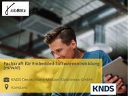 Fachkraft für Embedded-Softwareentwicklung (m/w/d) - Konstanz