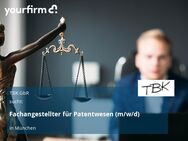 Fachangestellter für Patentwesen (m/w/d) - München