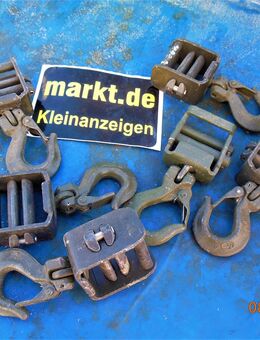 6 Wirbelhaken Bundeswehr - Günzach