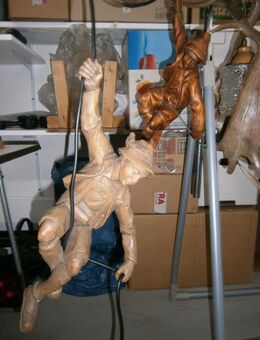 Holzskulptur Bergmann Kunsthandwerk vom Bildhauer Jagd Natur Deko Sammeln - Buchholz (Nordheide)